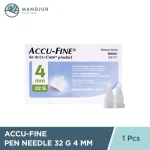 ACCU-FINE PEN NEEDLES 0.5mm X31G 100's