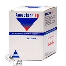 AMOCLAN BID-Tablets1 g-14's Bottle